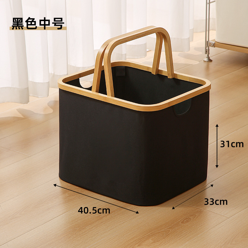 Cestas de ropa sucia modernas y simples plegables de tela de baño lavabos de baño caja de almacenamiento de escritorio casera cesta de ropa sucia