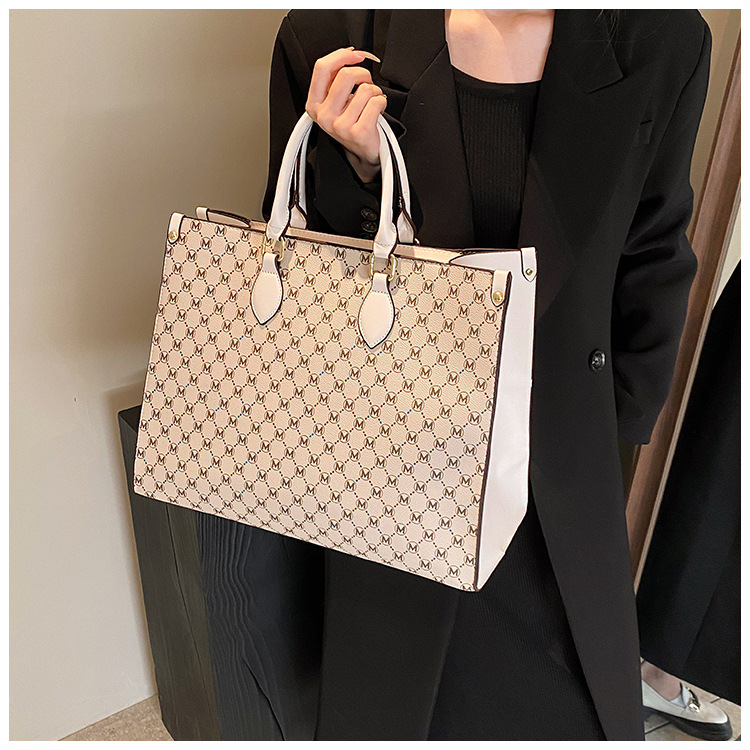 Bolso de hombro para mujer bolso retro de gran capacidad tendencia_voghion.com