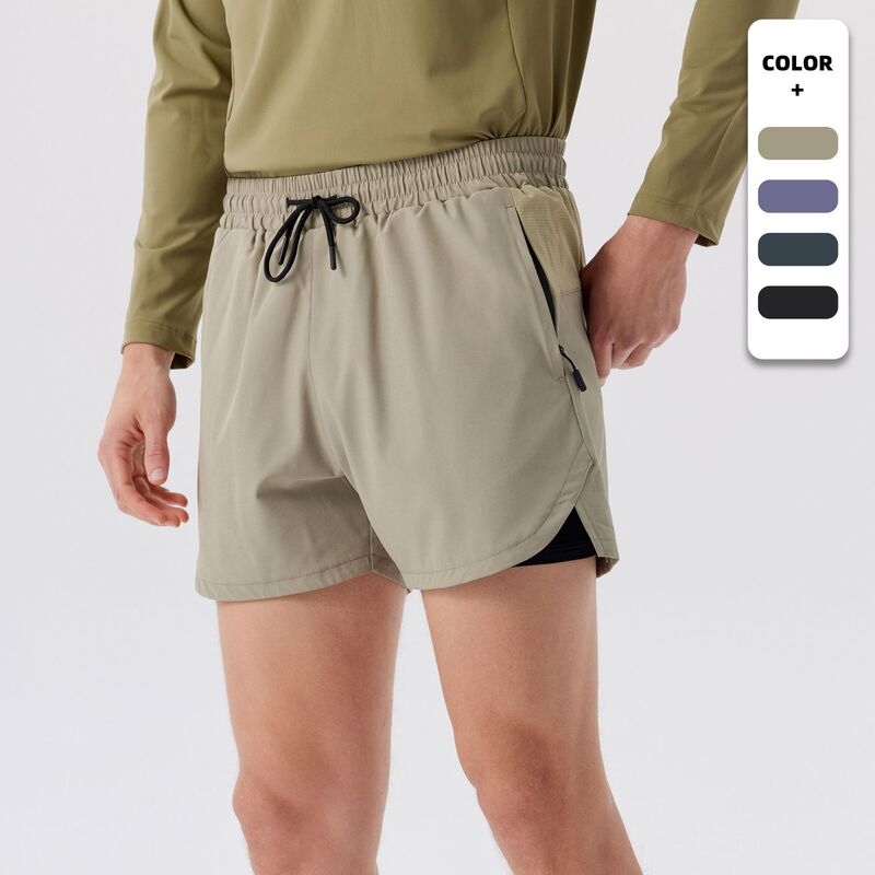 Running Shorts Men's Marathon Track and Field Three-point Pants with Lined Double-layer Pants Outdoor Sports Fitness Clothes Quick-drying Pants Running Shorts Men's Marathon Track and Field Three-point Pants with Lined Double-layer Pants Outdoor Sports Fitness Clothes Quick-drying Pants