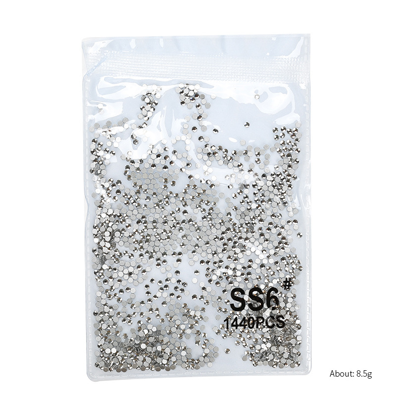 투명한 백색 다이아몬드 SS6 (약 1440)
