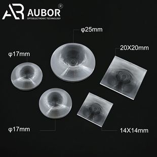 Customized Infrared Laser Fresnel Threaded Lens 14X14Mm Small Lens Infrared Laser Flashlight Lens