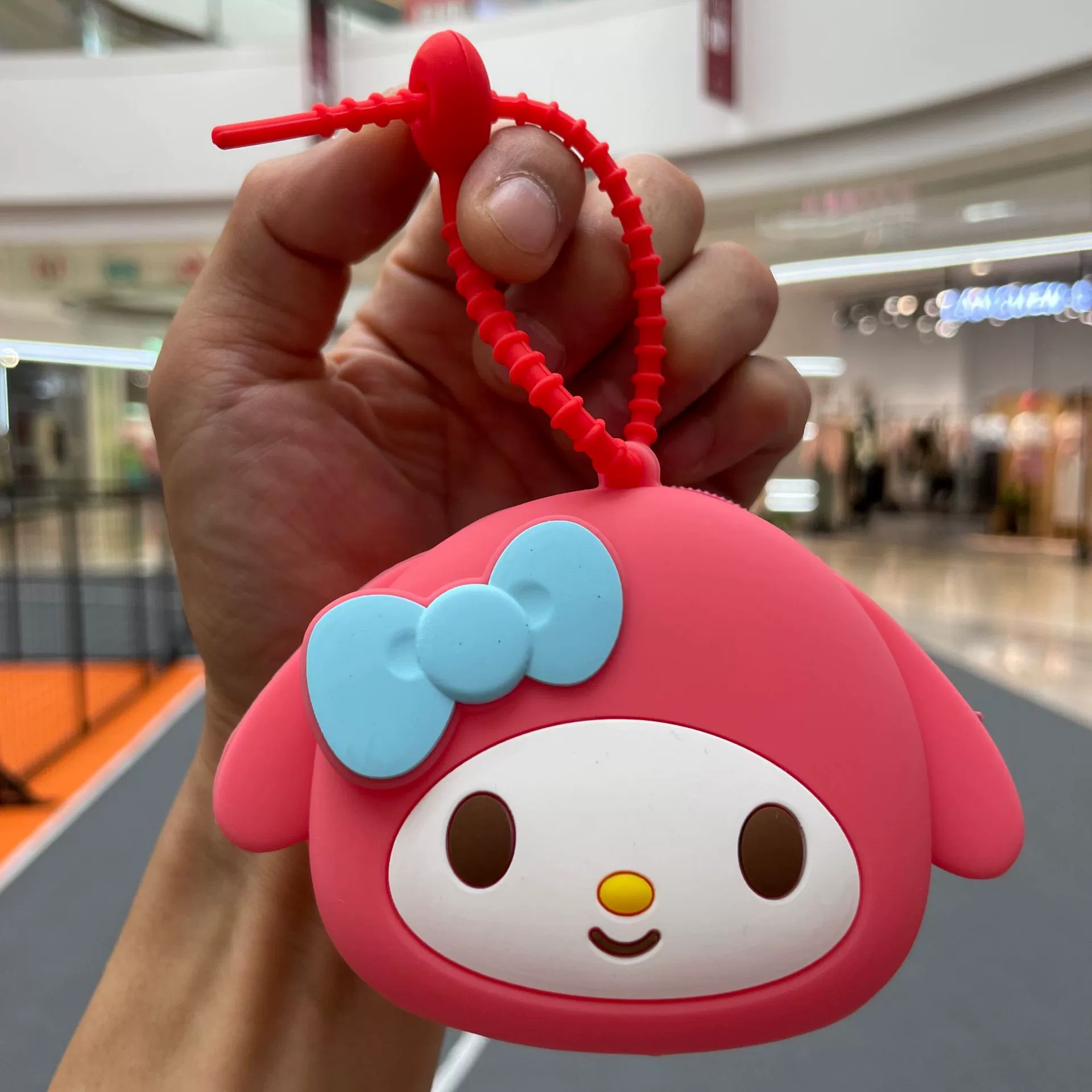 Sanrio силиконовый кошелек, сумочка для ключей, брелок, подвеска, подарок на день рождения