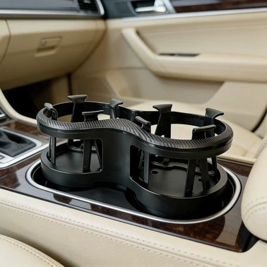 Car cup holder/beverage holder That Splits into Two Parts