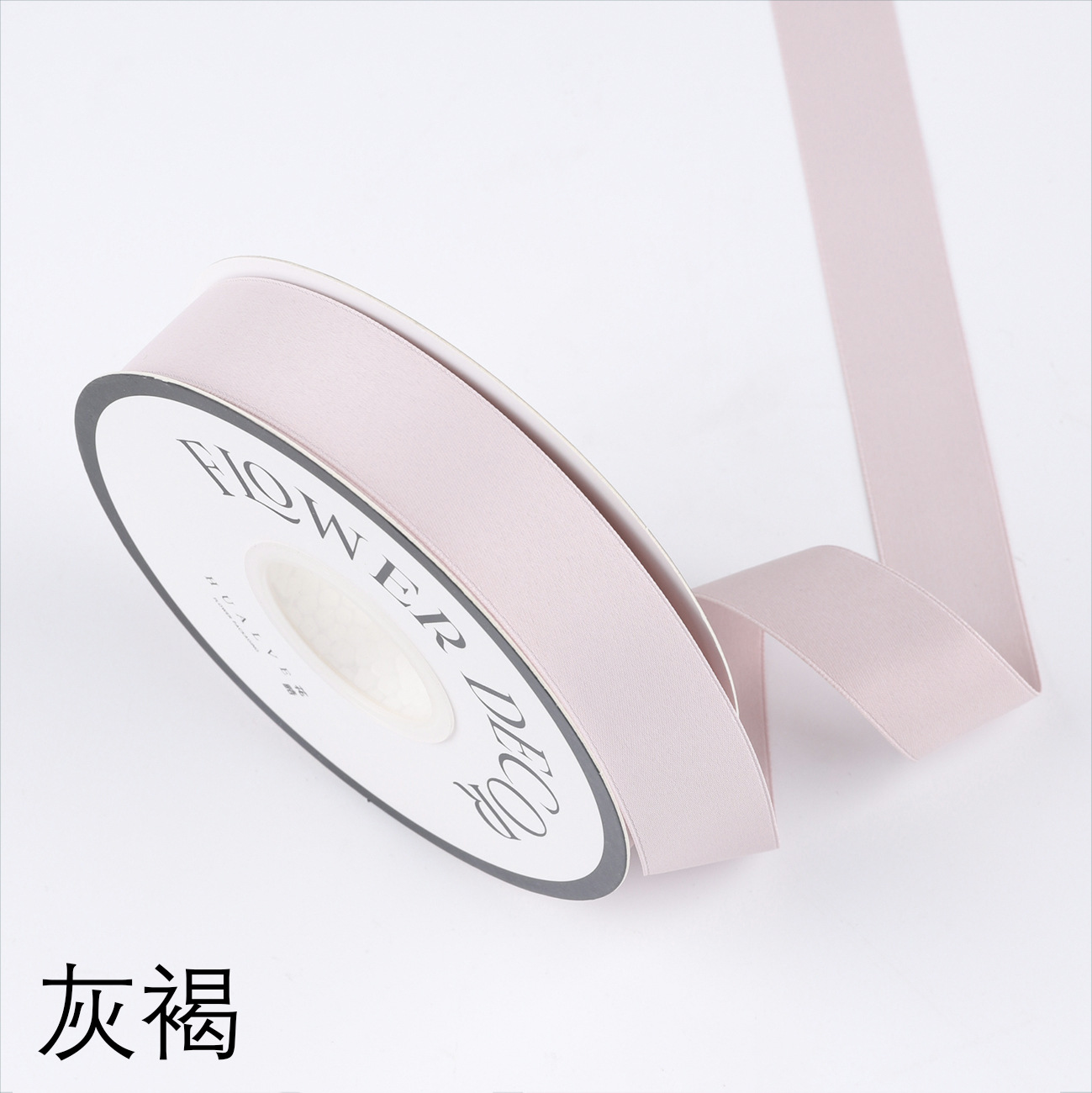 2,5 cm cinta de poliéster de doble cara al por mayor bolsa hecha a mano de bricolaje materiales de flores embalaje mate lavado bolsa de algodón cinta de la flor