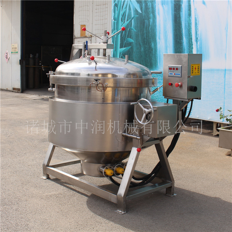 技术设计合理的高压蒸煮锅 中润蒸煮设备 蒸煮锅