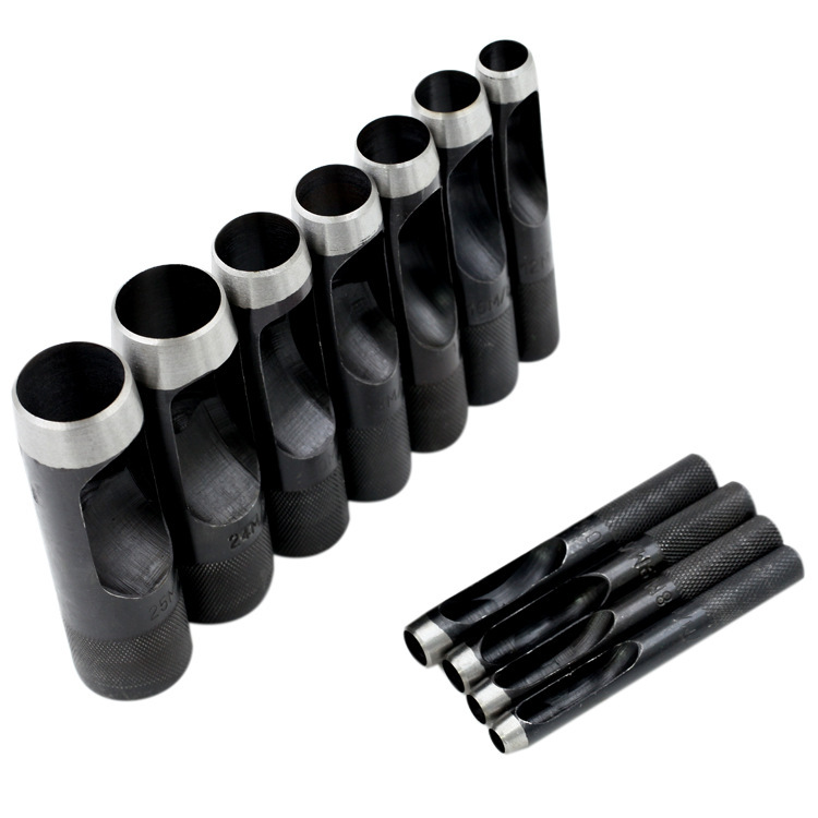 德国黑冲皮带冲 圆冲 皮革打孔冲打孔器冲子打眼冲空心冲气眼打洞