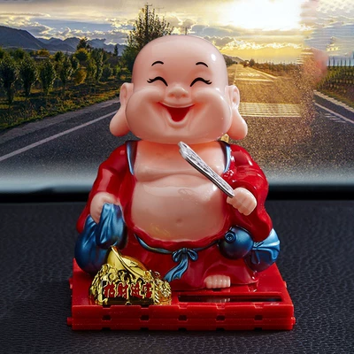 Men and Women Car Interior Decoration – Car ornaments - figure-maitreya-red