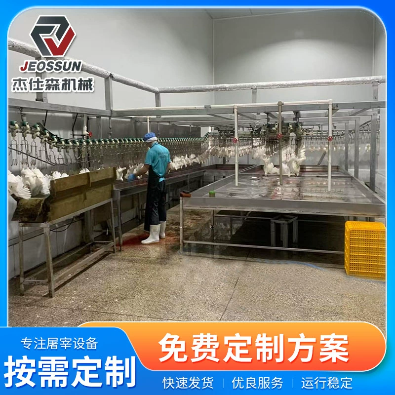Автоматическая линия убоя кур, линия убоя несушек, автоматическая машина для обрушивания перьев с контролем температуры, линия убоя кур халяль с паровой обработкой.