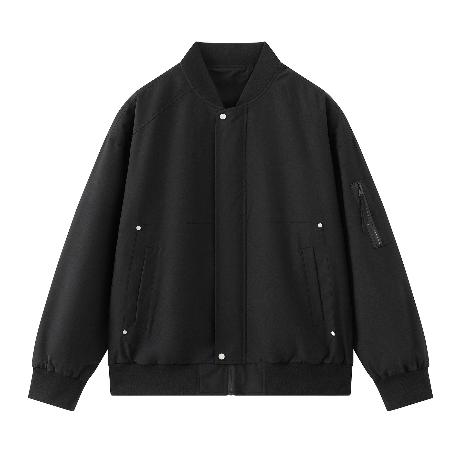 Primavera y otoño nueva chaqueta de tamaño grande chaqueta de béisbol masculino estilo americano para aumentar el engordamiento de la chaqueta de tendencia suelta