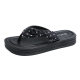 Flip-flops Women's Fashionable All-match Summer Outfit Girl's Clip Foot Cute Bow Beach Shoes Clamp Shoes Flat Sandals