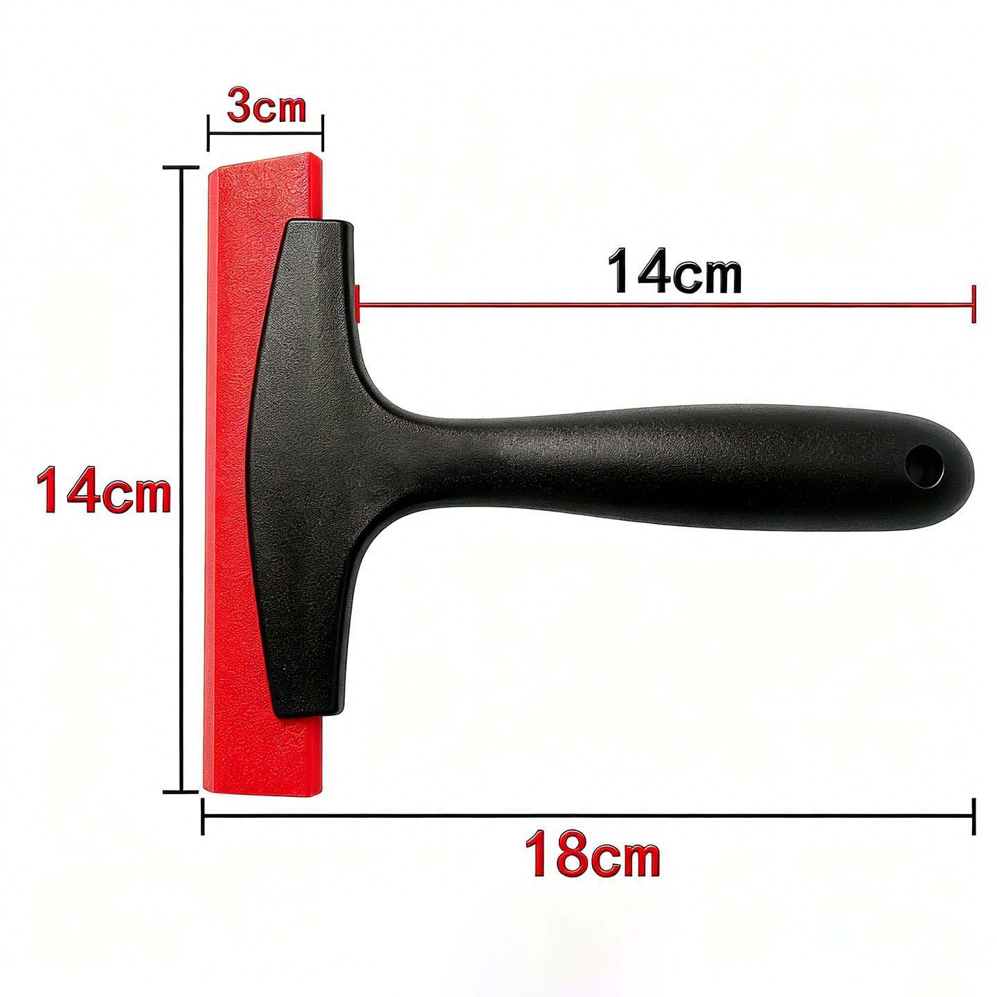 Black and red Oxford scraper