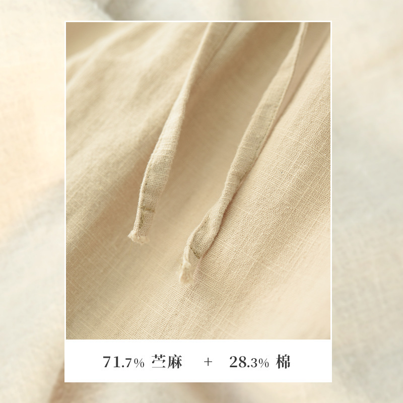 Men's Casual Pants High Waist Loose Cotton and Linen Pants Chinese Style Tang Suit Pants Chinese Style Men's Pants Jusper Zen Pants