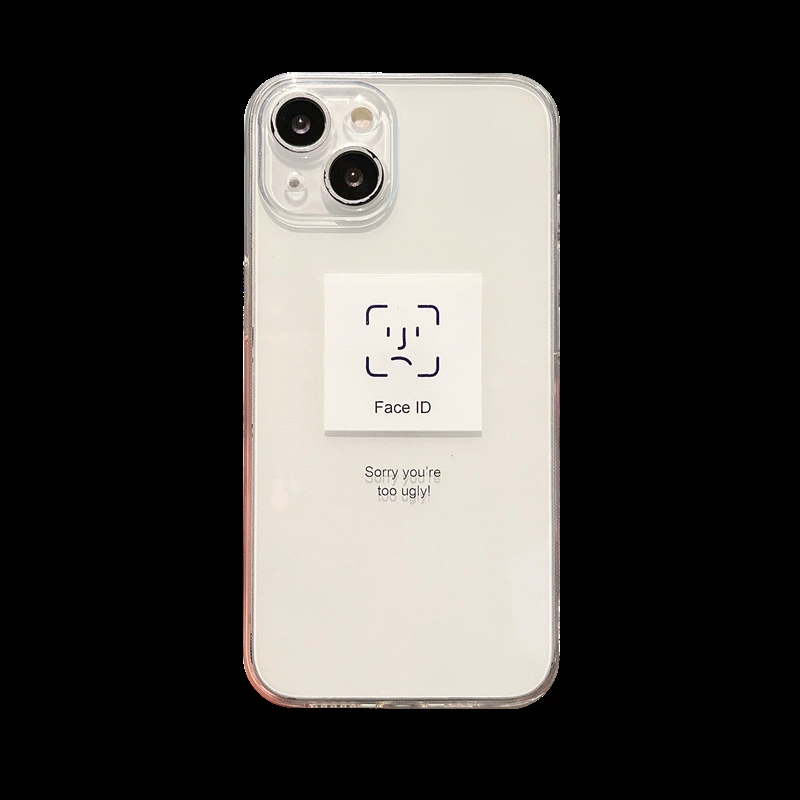 Айфон-кейс для лица, совместимый с Apple, iPhone 12, прозрачный защитный чехол, iphone, 13promax