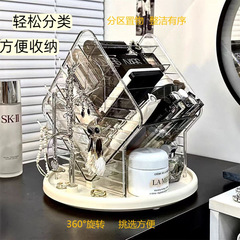 化粧品収納ボックス回転化粧台口紅スキンケア棚棚棚棚大容量家庭用デスクトップ収納
