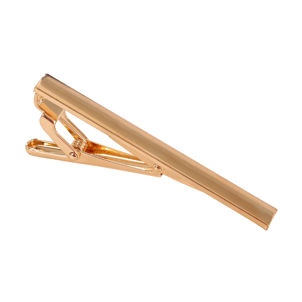 trendy men's electrophoresis colored metal copper tie clip business tie clip accessories source factory spot new products_voghion.com