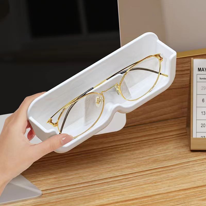 Glasses storage box wall hanging non-perforated decoration put myopia sun wall display advanced sunglasses rack wholesale