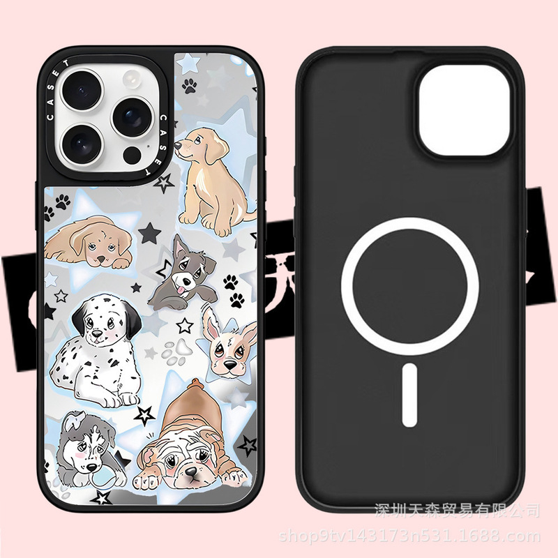 CASETi西高地狗狗适用苹果iPhone16ProMax手机壳15pro潮牌14镜面|undefined