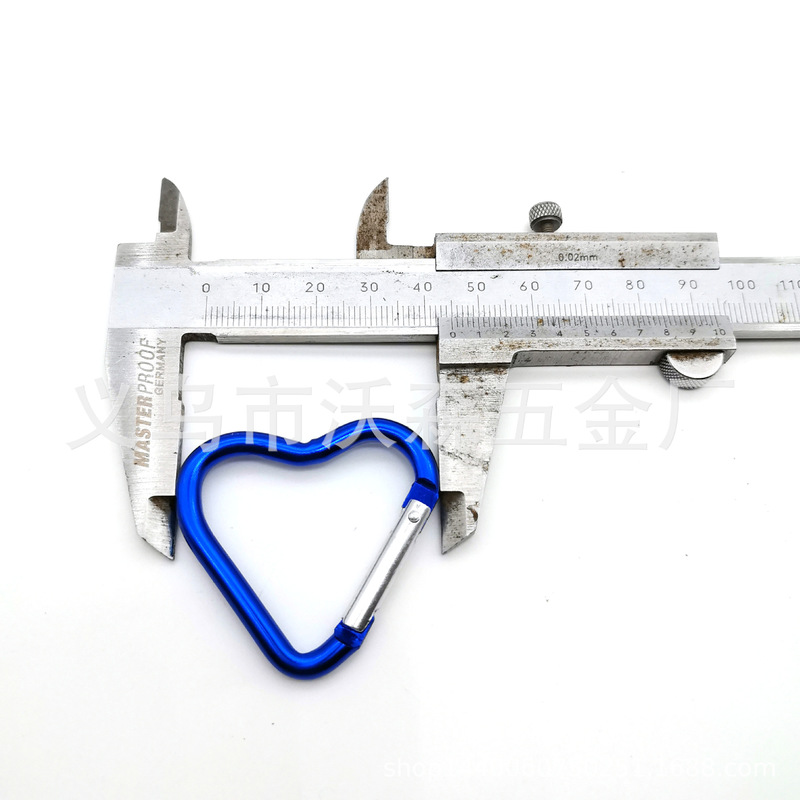 卸売りアルミニウム合金カラー愛登山ボタン45mmスポットスプリングフックバックパッククライミングボタン|undefined