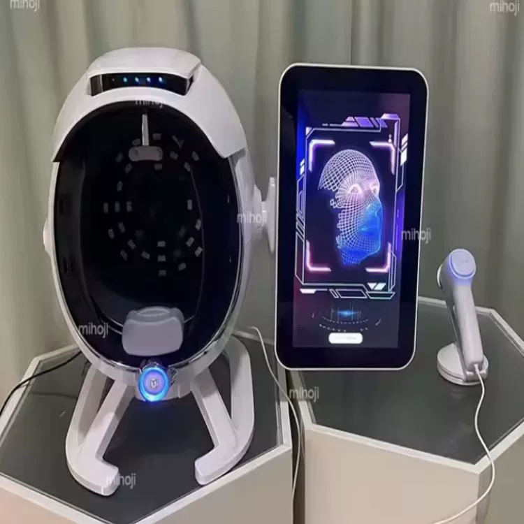 [Новая модель A5 Morji AI интеллектуальный прибор для диагностики кожи, зеркало для лица, анализ UV-слоя, влажности, спектральный анализ, для внешней торговли]