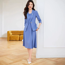 职业女裤套装;小西装;女式衬衫