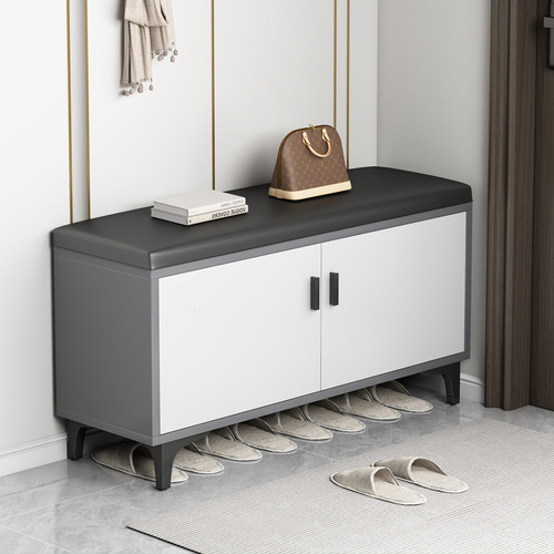 Shoe rack, home door storage artifact, entry-to-home shoe changing stool, multi-layer sit-down corridor, indoor shoe cabinet after entering the door