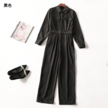 412193 春长袖加长款连体裤深圳铭薇批发品质女装清仓工