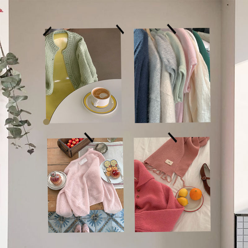 Instagram-style Korean accessory fashion posters for fashion stores and studio walls, versatile decorative wall art