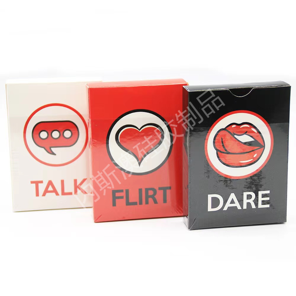 Talk FlirtDare English Romance Game Adventure Game Cards Bedroom…