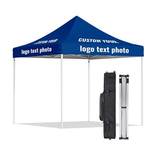 Foreign Trade Outdoor Advertising Four-Corner Folding Canopy Hotel Tent Awning Exhibition Camping Construction Advertising Tent
