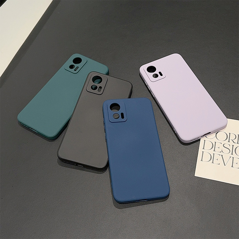 Funda protectora de TPU suave para Motorola Edge 50 Fusion 60pro, funda lisa con borde suave, funda líquida para teléfono móvil