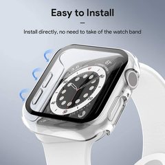 Suitable for Apple watch case 8765 generation protective case iwatch 7 generation PC hard shell tempered film integrated watch case
