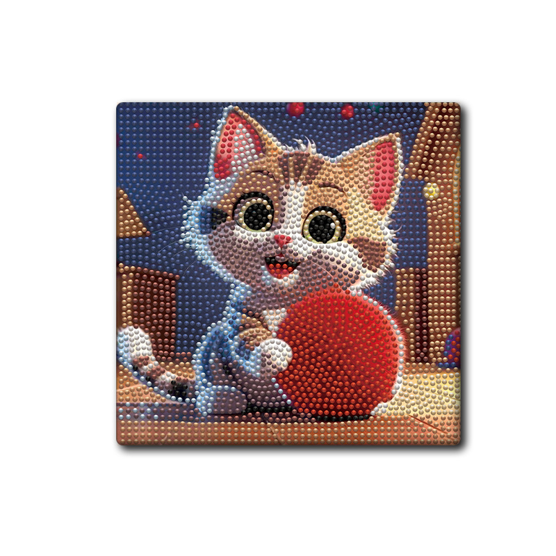 Dibujo adhesivo de diamantes de dibujos animados con marco de fotos Diamante de punto hecho a mano para niños fabricante de pintura de diamantes de bricolaje Kulomic Mario