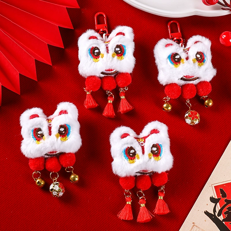 2024 Новый год Пробуждение льва колокольчик с кисточками ювелирные аксессуары