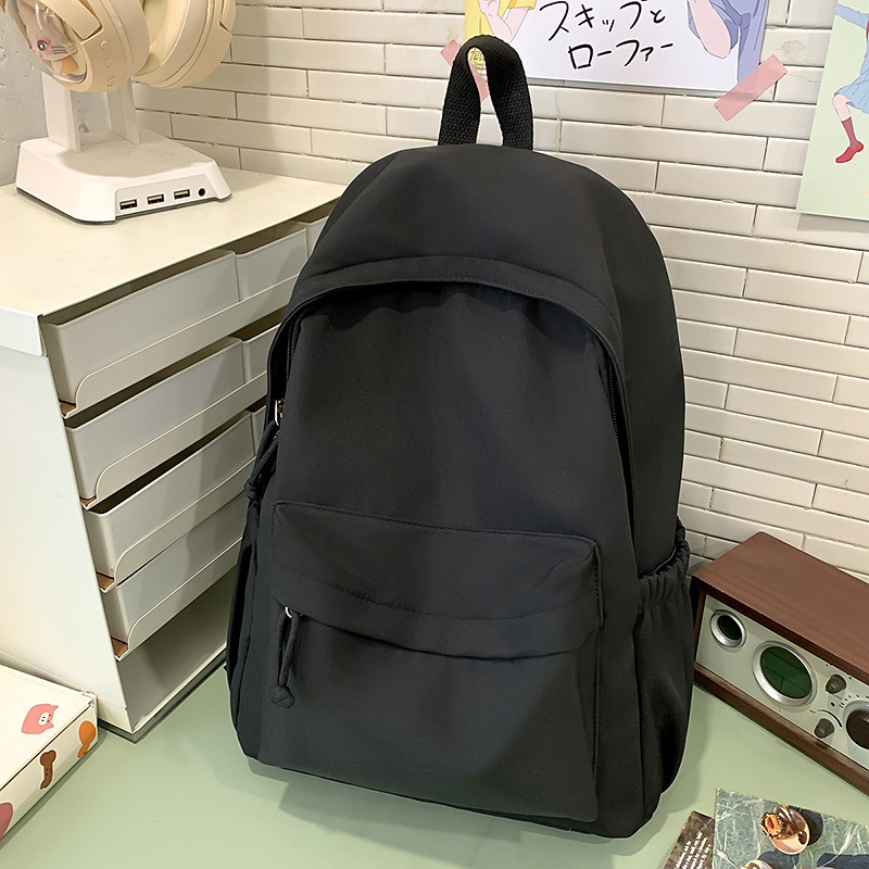 新型カバン女子インスタ風キャンパスシンプルで軽やかなリュックサックです。|undefined