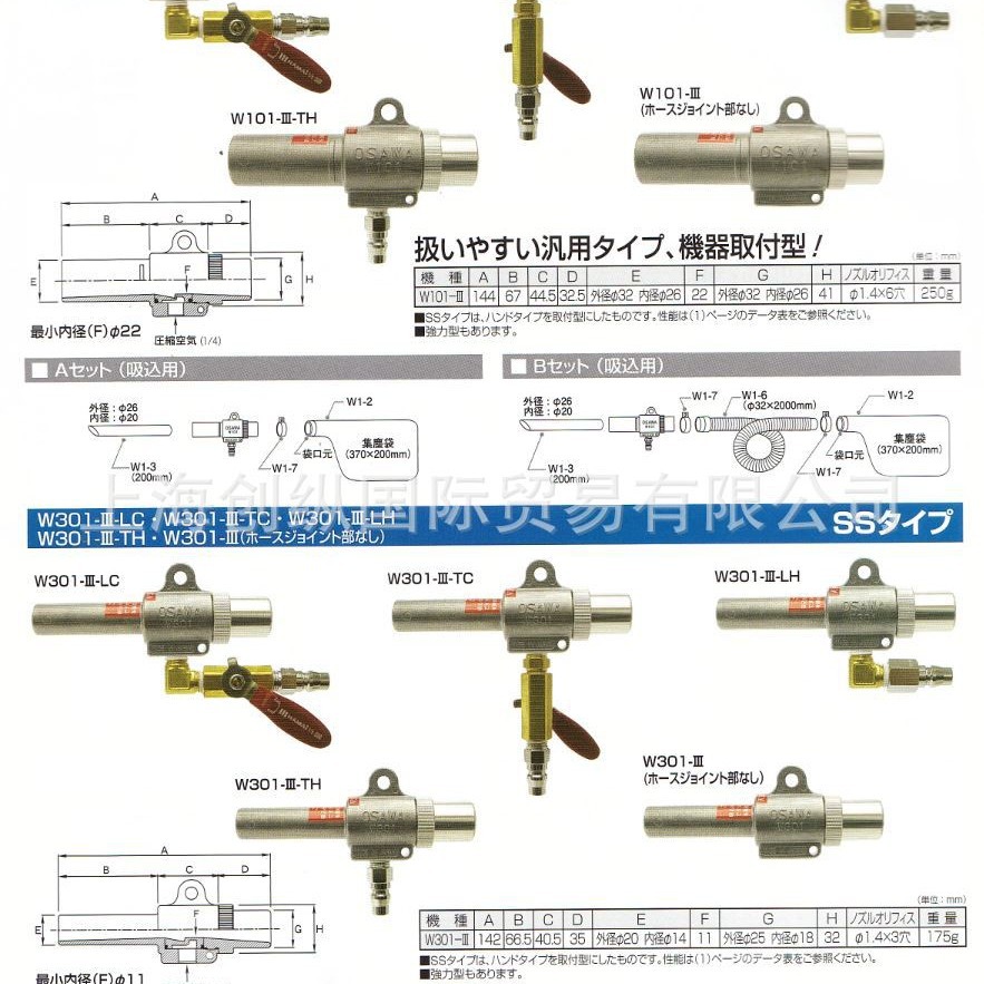 日本大泽 日本OSAWA 吹尘枪   W301-III-TH 创纵国际