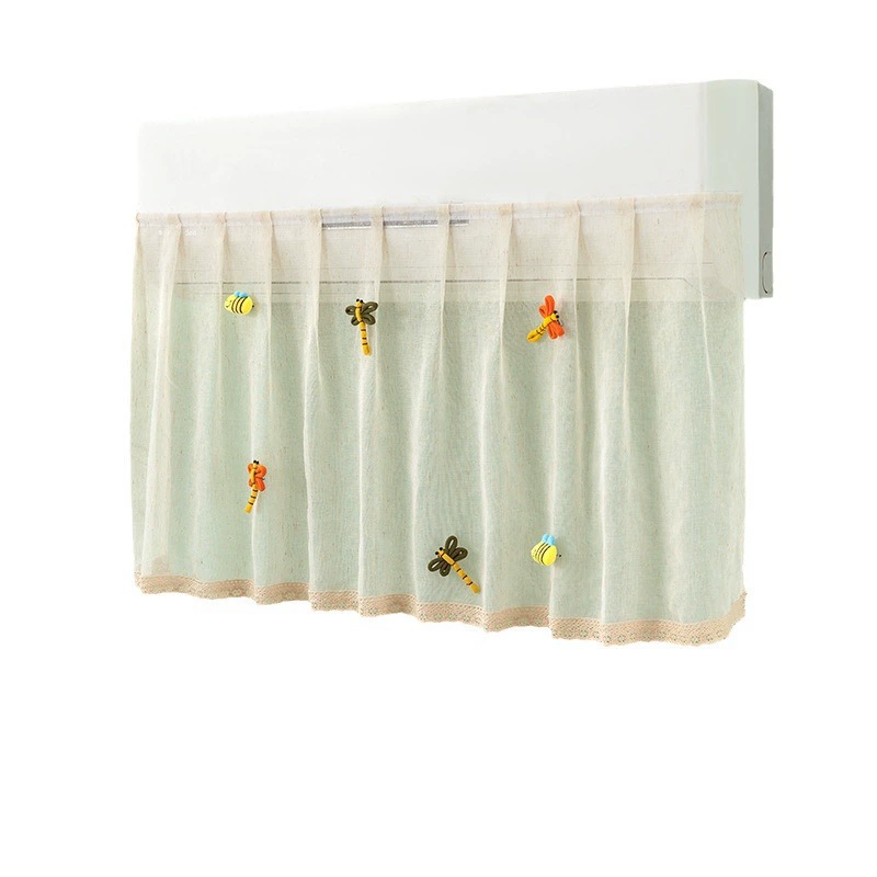 Summer windproof self-adhesive protective curtain with velcro
