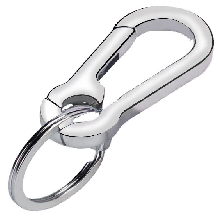 Factory Direct Sales Cross-Border Men's Waist Keychain Metal Keychain Anti-Lost Nationwide Wholesale Motorcycle Women's Street Stall