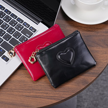 新款手工皮质零钱包女新款迷你便携耳机钥匙证件随身卡包小钱包