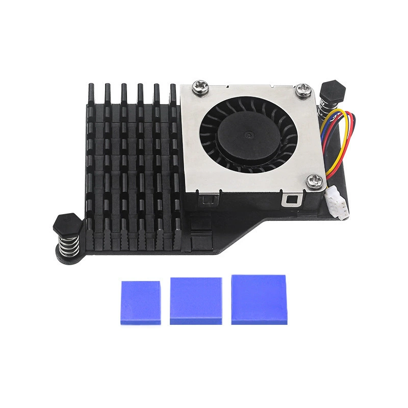 Raspberry Pi 5th Generation Heatsink Active Cooler Raspberry pi5 Aluminum Heatsink Blower Fan