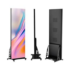 P2.5屋内GOB折りたたみ可能なledディスプレイ広告機ポスター画面リムーバブル超薄型広告画面防水画面
