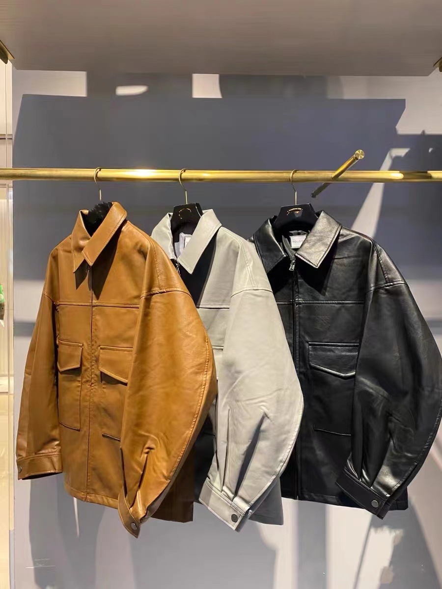 Pure original M home 2023 Autumn New Maillard style distressed profile jacket for women 028GAH30-6280