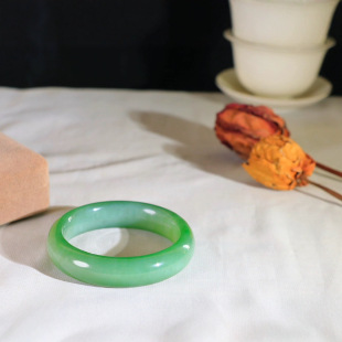 Jin Yutang Xinjiang Hetian Jade Collection Heirlet Grade Pecan Jasper Cat's Eye Bracelet Jade Warm and Runninggreen Years