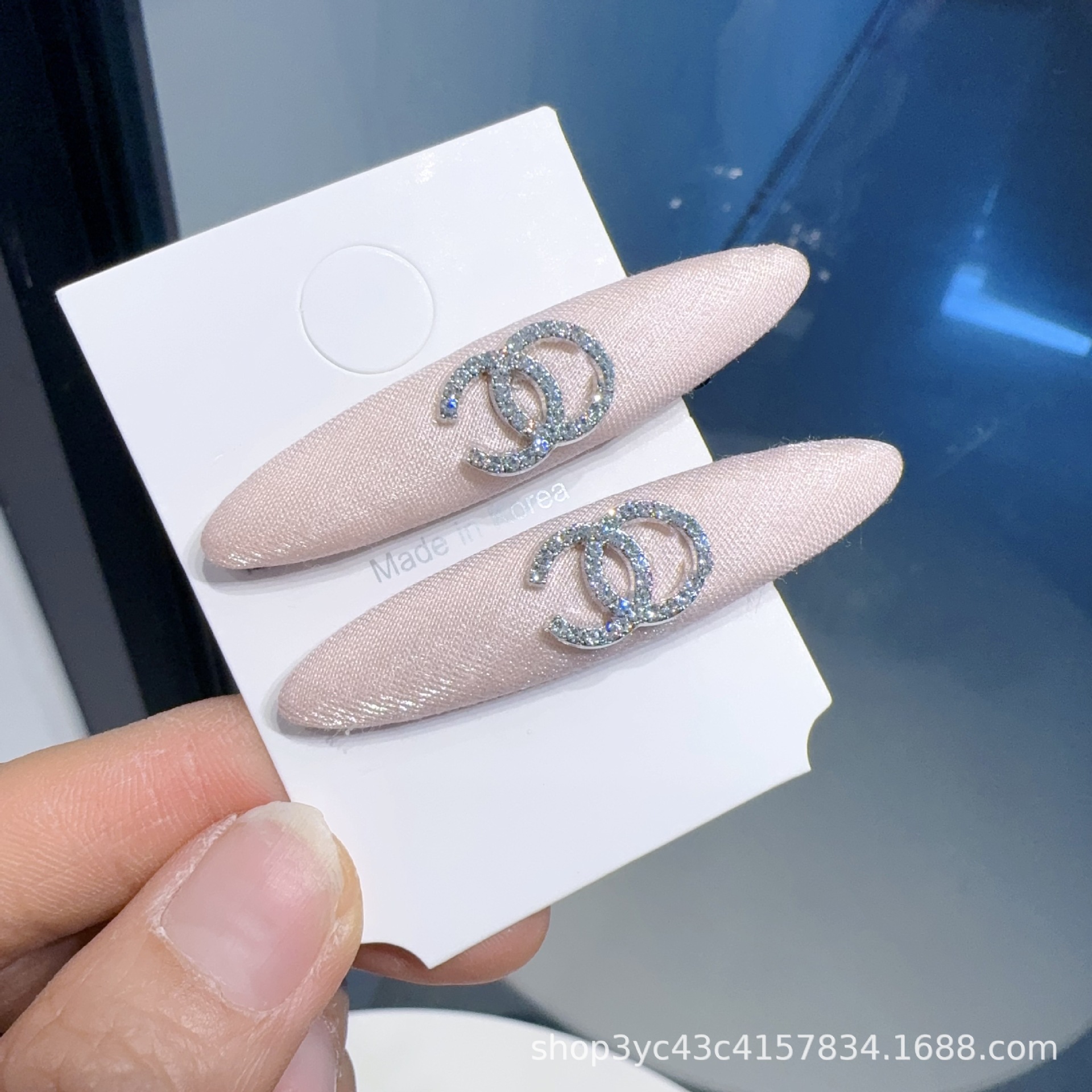 Rhinestone pink pair