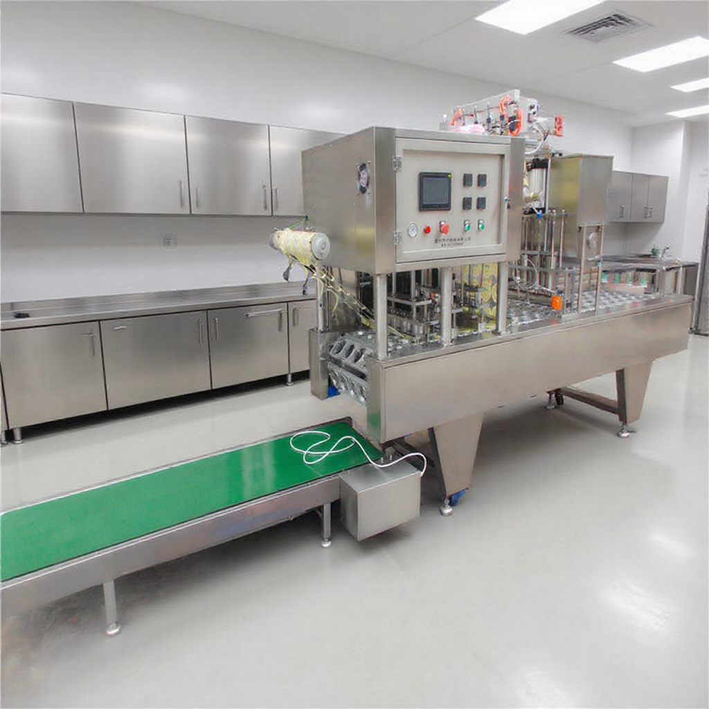 温州齐力供应QL-4A杯装果汁茶自动灌装封口机 网红凉茶充填封口机