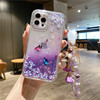 Apple, phone case, protective case, silica gel strap, iphone, flowered