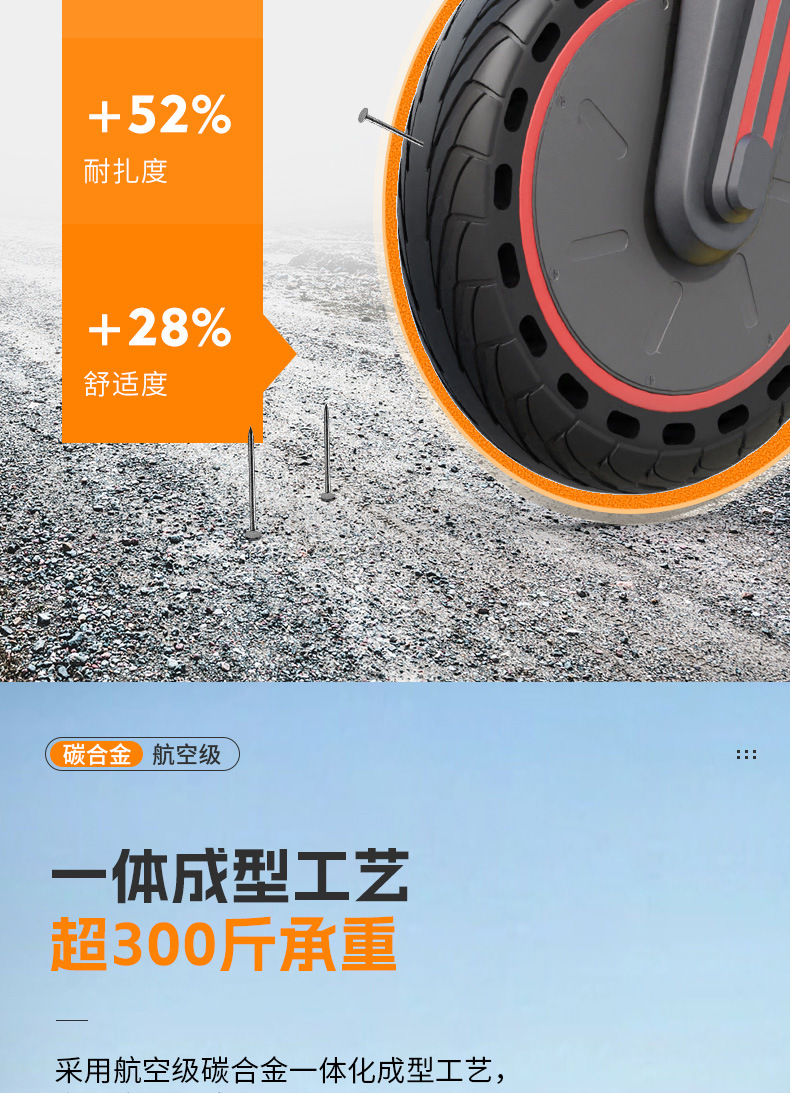 Electric Scooter, Foldable, Two-Wheeled, Portable for Adults, Unisex, for Commuting, Ultra-Small Mobility Vehicle