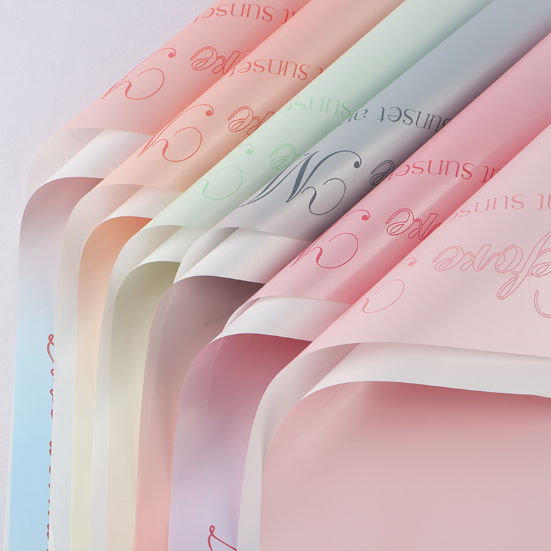 Flower Party Factory Wholesale Cross-Border Nuevo paquete de flores de papel de flor flor de papel de embalaje florista de regalo de papel de embalaje