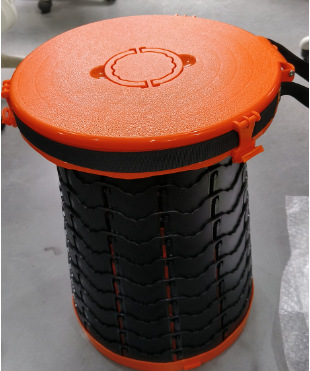 Inodoro plegable de séptima generación para acampar al aire libre, inodoro móvil de emergencia temporal, bote de basura multifuncional, envío directo de fábrica transfronterizo