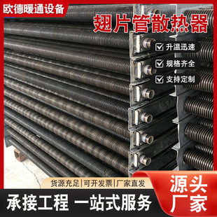 Industrial Stainless Steel Finned Tube Radiator Hot Water Circulation Thermal Oil Breeding Suitable Drying Fin Heat Exchanger