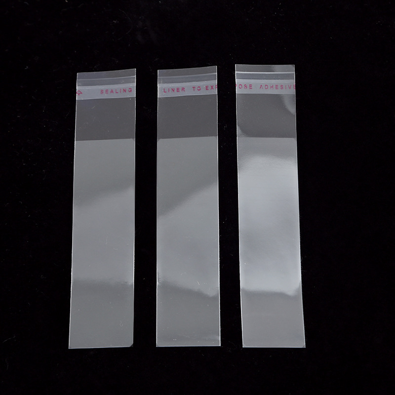现货opp袋透明不干胶自粘袋pe塑料袋一次性牙刷包装袋可印刷批发